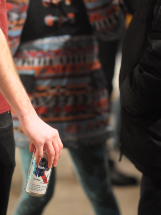 Illustration for article titled Look at these Montreal hipsters, all drinking PBR